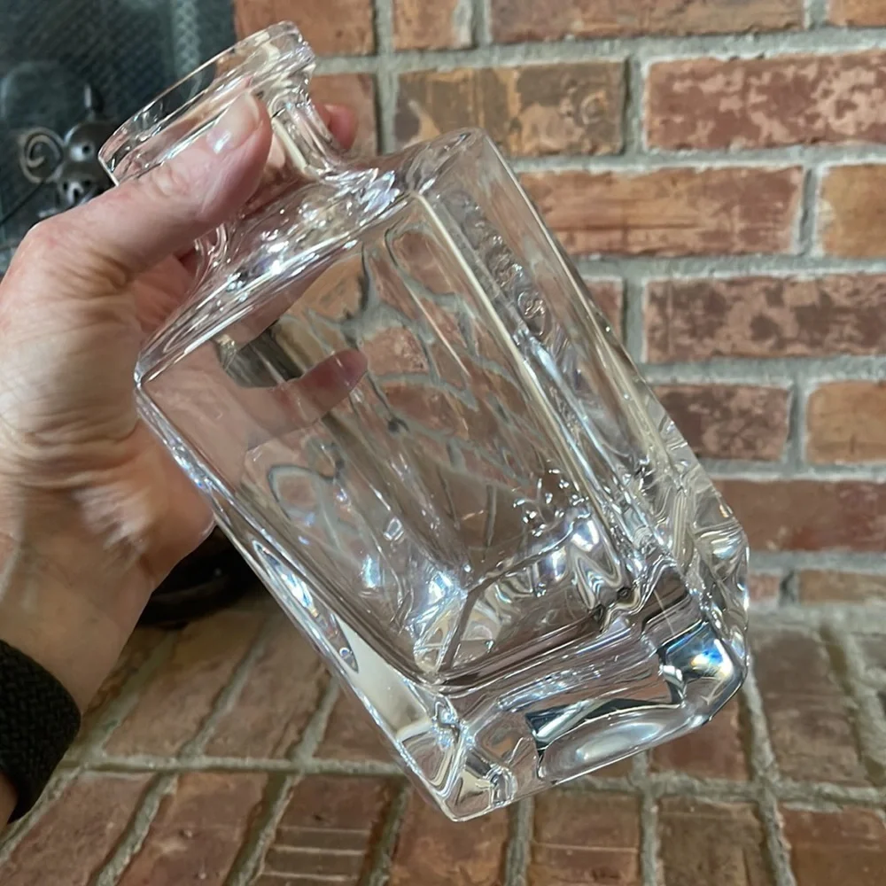 Vtg MCM Cristal de Sevres France Crystal Keos Cordial Decanter w/ Stopper